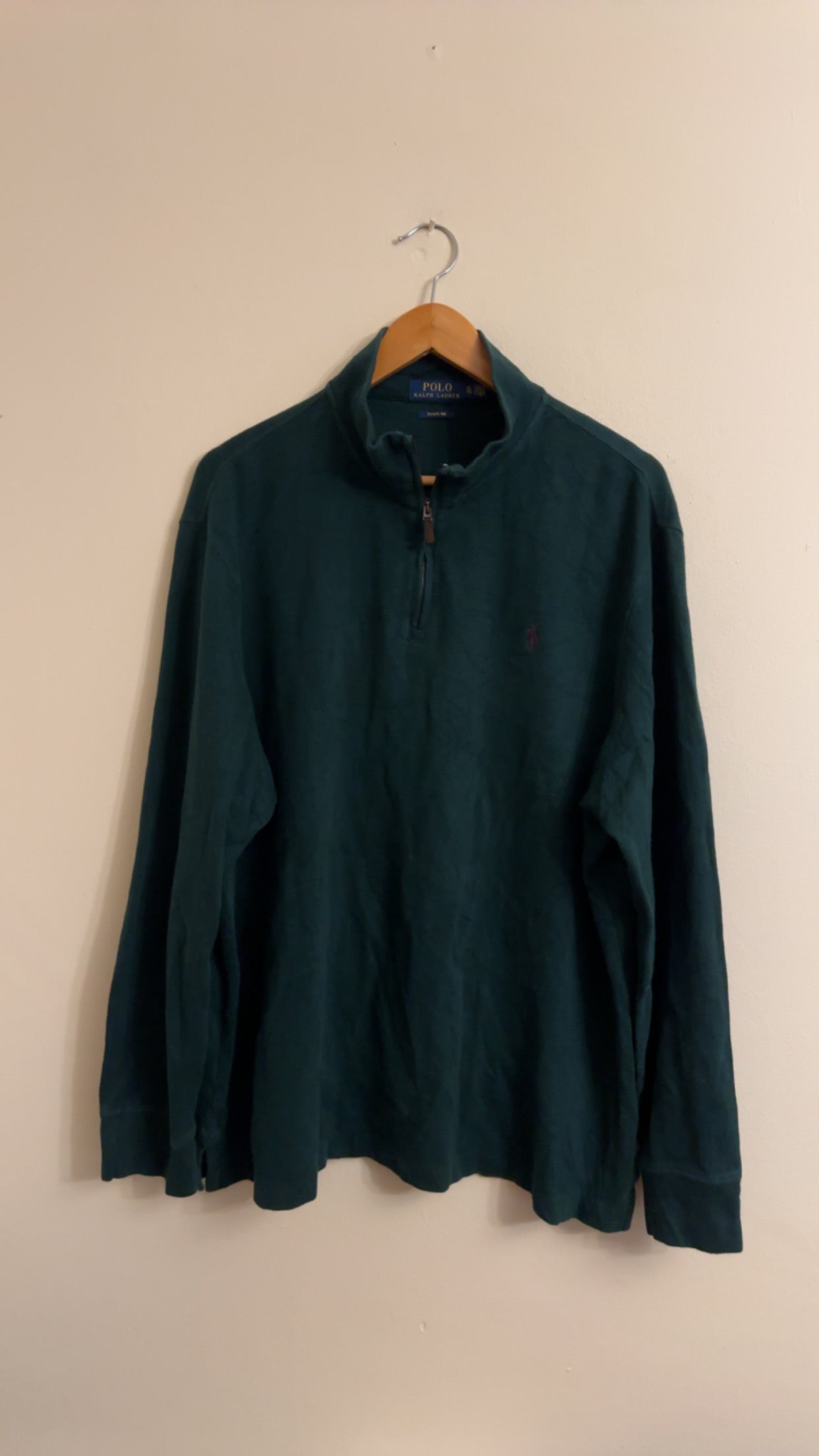 XL Forest Green Ralph Lauren Quarter Zip