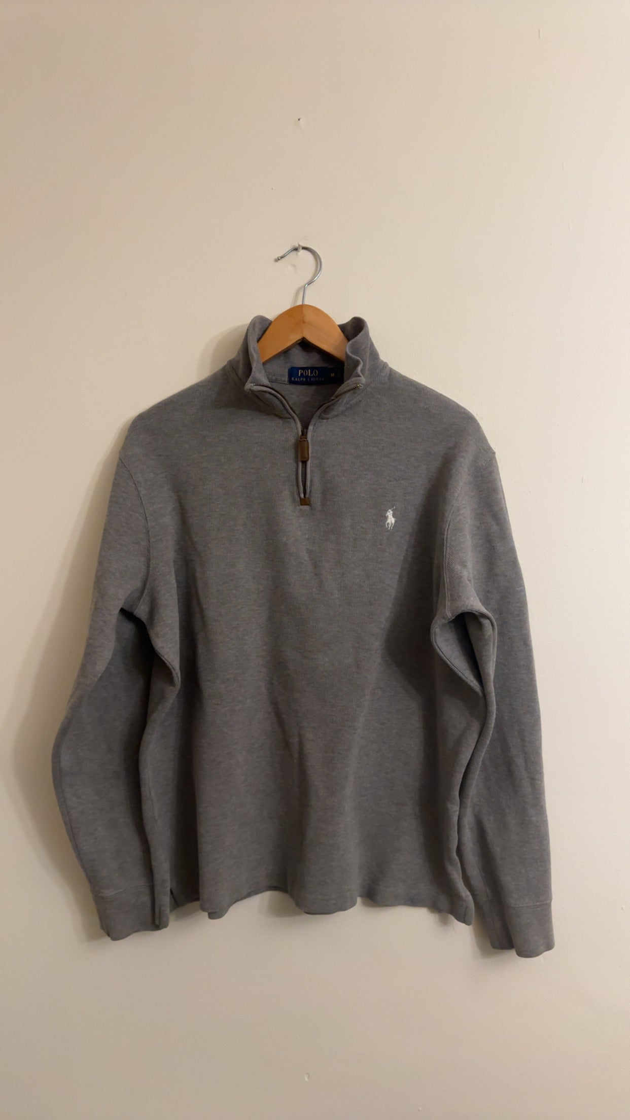 Medium Grey Ralph Lauren Quarter Zip