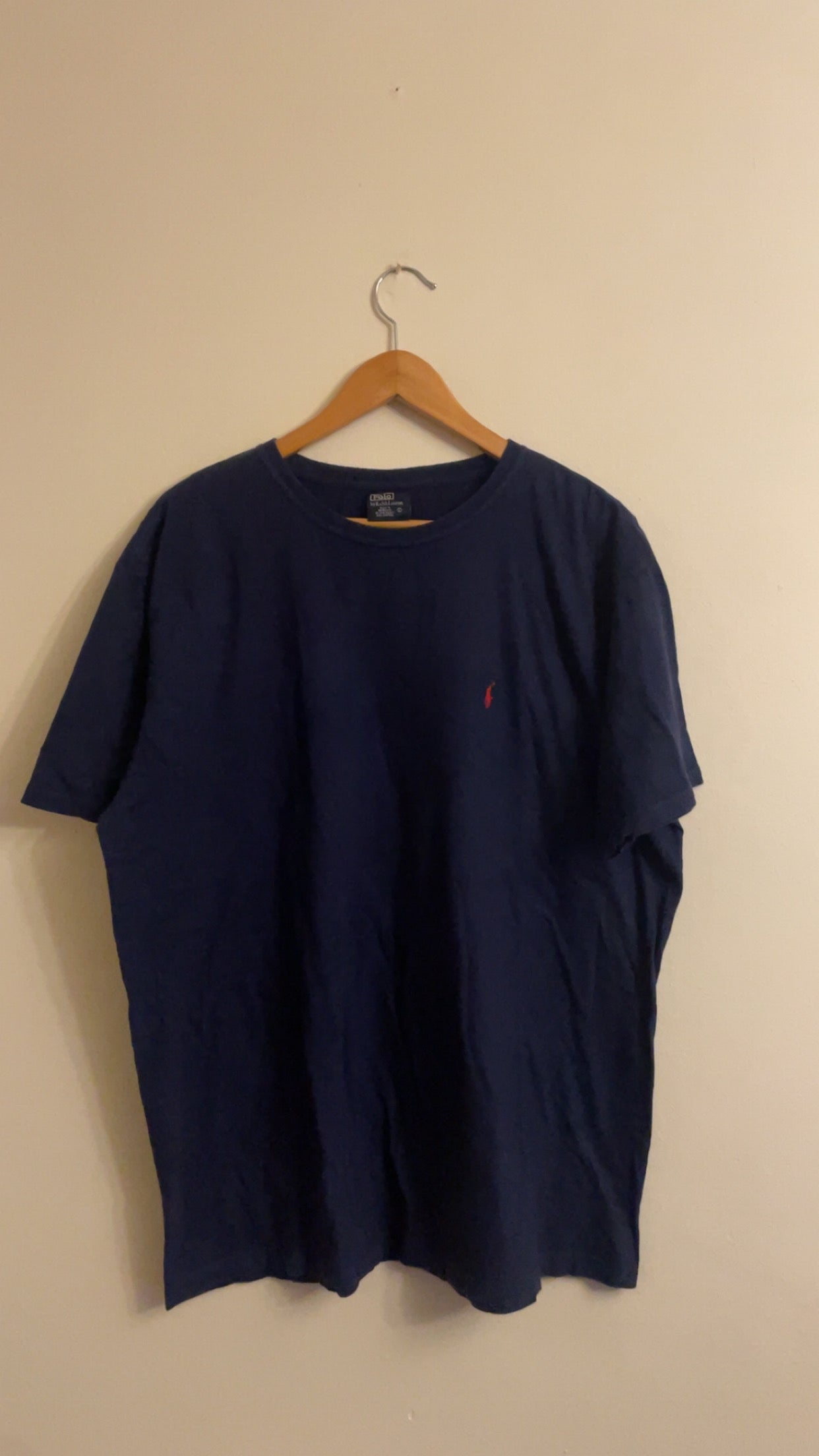 Large Navy Ralph Lauren Tee