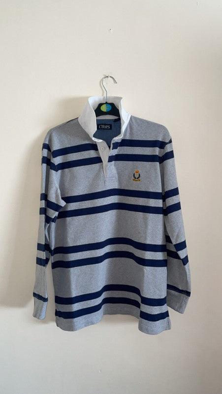 Medium Ralph Lauren Striped Chaps Rugby Polo