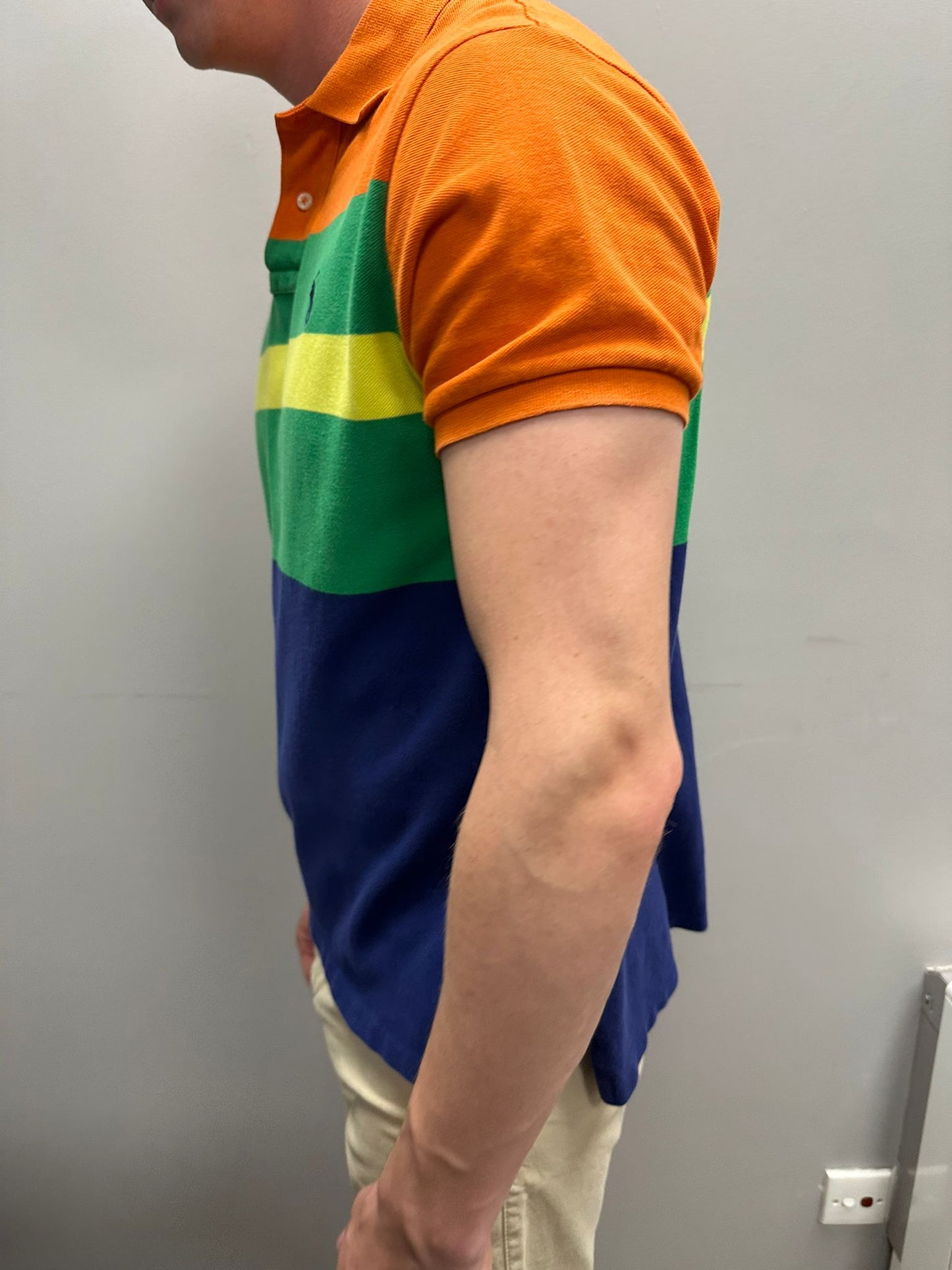 Ralph Lauren Polo Shirt – Orange/Green/Navy