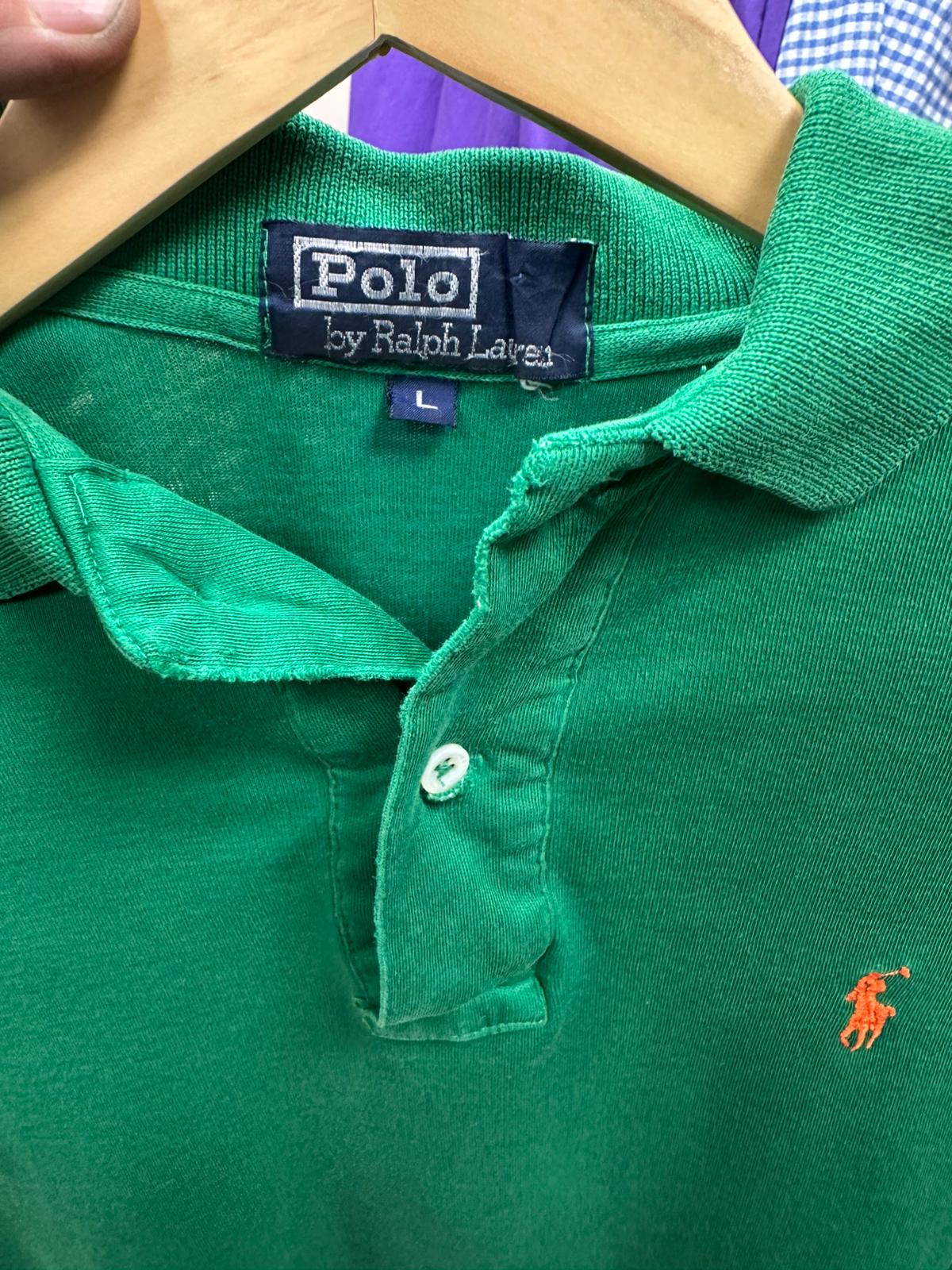 Ralph Lauren Polo Shirt – Green – Size L