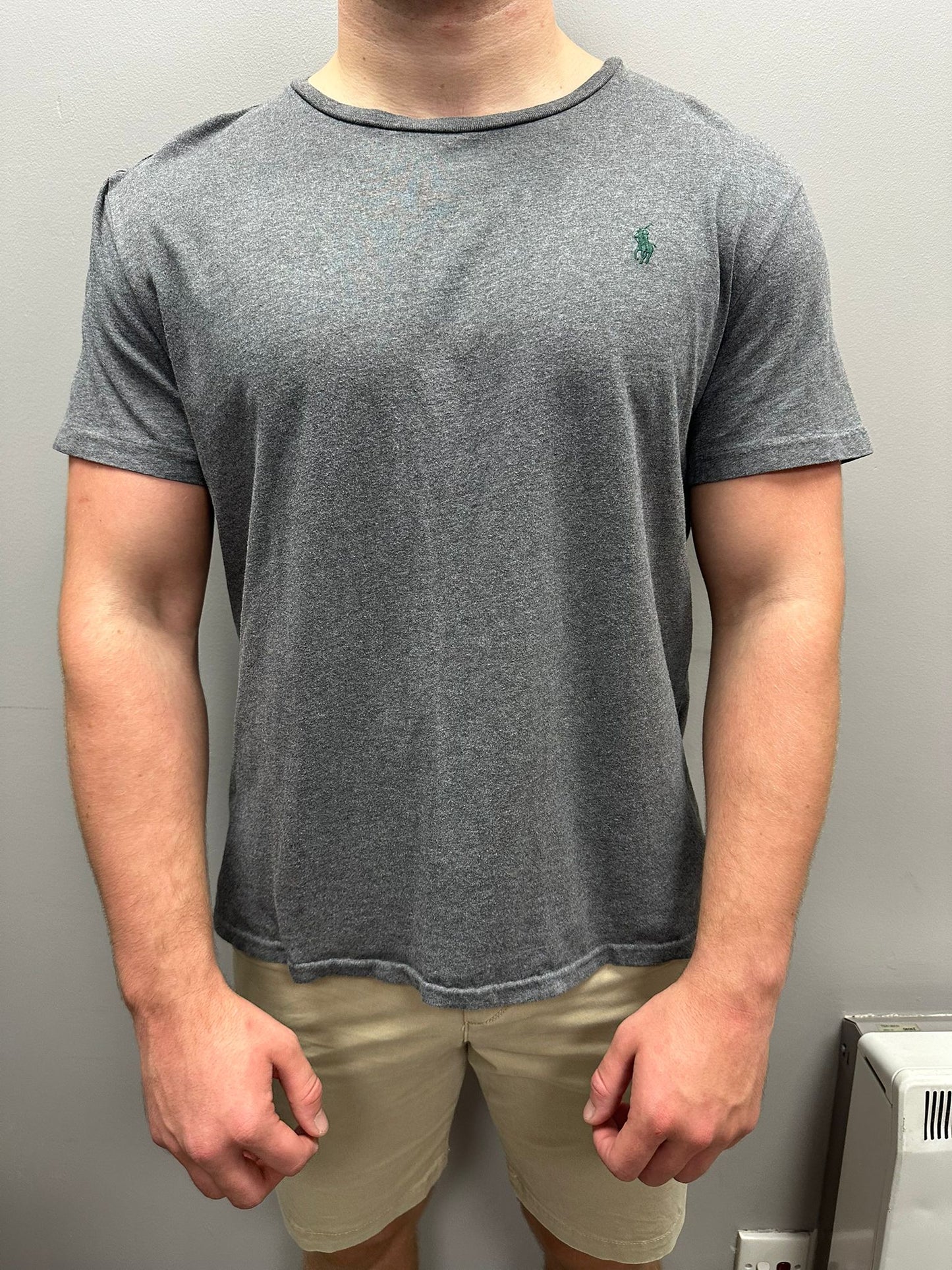 Large Ralph Lauren Grey Crew Neck T-Shirt