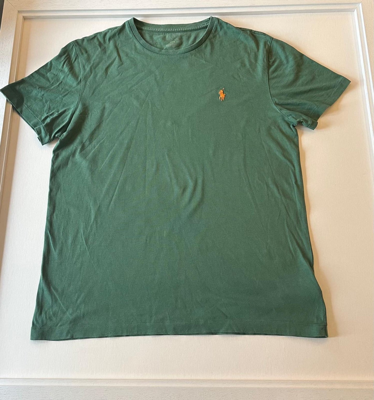 Large Khaki Green Ralph Lauren Tee