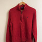 Large Red Ralph Lauren Quarter Zip