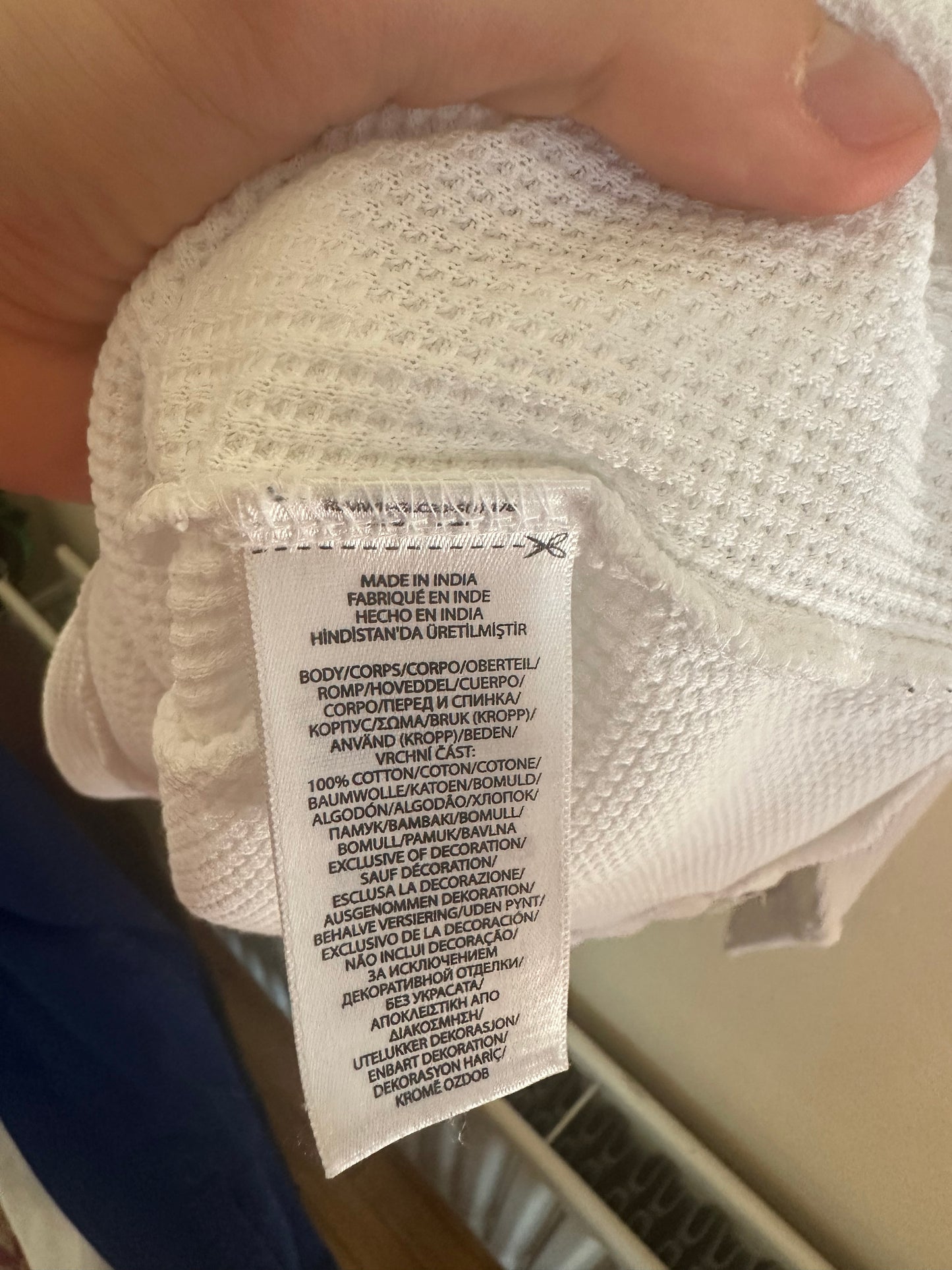 Large White Ralph Lauren Hoodie