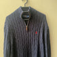 Medium Navy Ralph Lauren Knitwear Quarter Zip