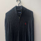 Small Black Ralph Lauren Knitted Quarter Zip