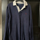 Medium Ralph Lauren Polo Sport Rugby Shirt (Navy, White Collar)