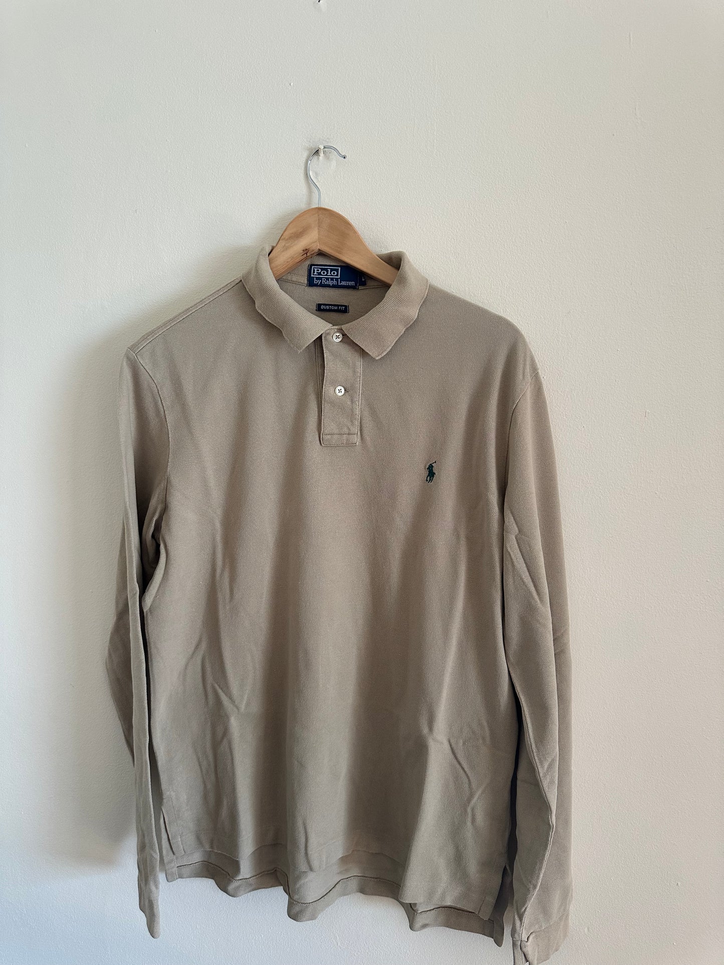Large Beige Ralph Lauren Polo