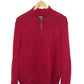 Large Red Ralph Lauren Quarter Zip