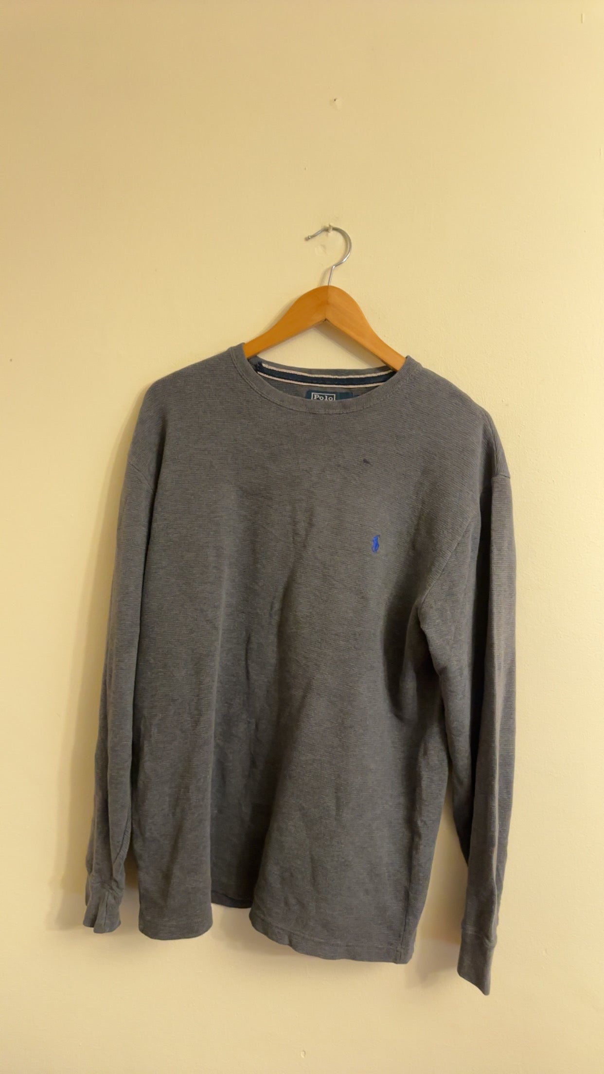 Large Grey Ralph Lauren Crew Neck