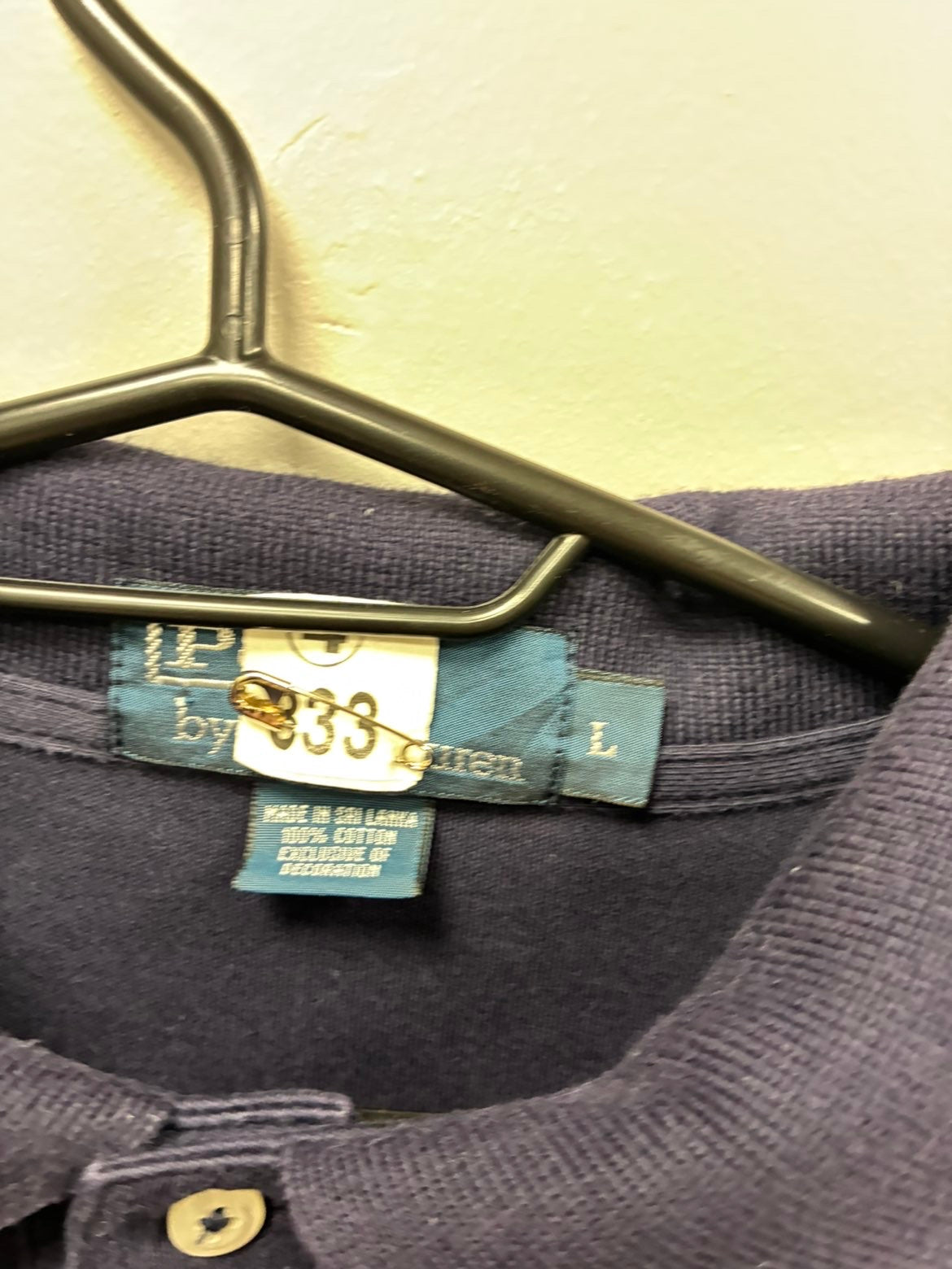 Large Navy RL Polo