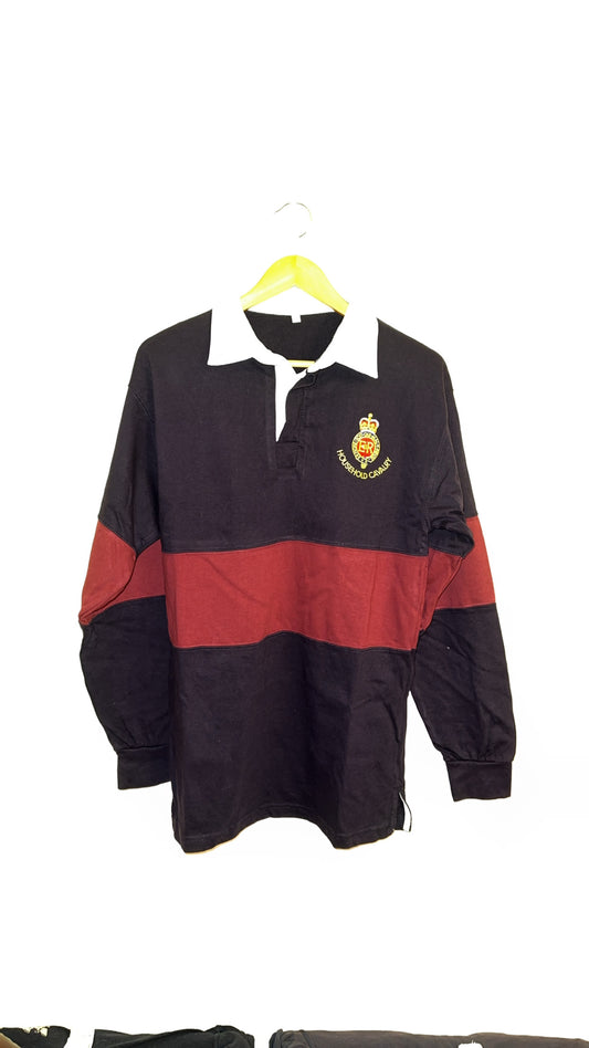 Large Black and Red Rugby Polo