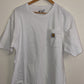 Small Loose Fit White Carhartt Tee