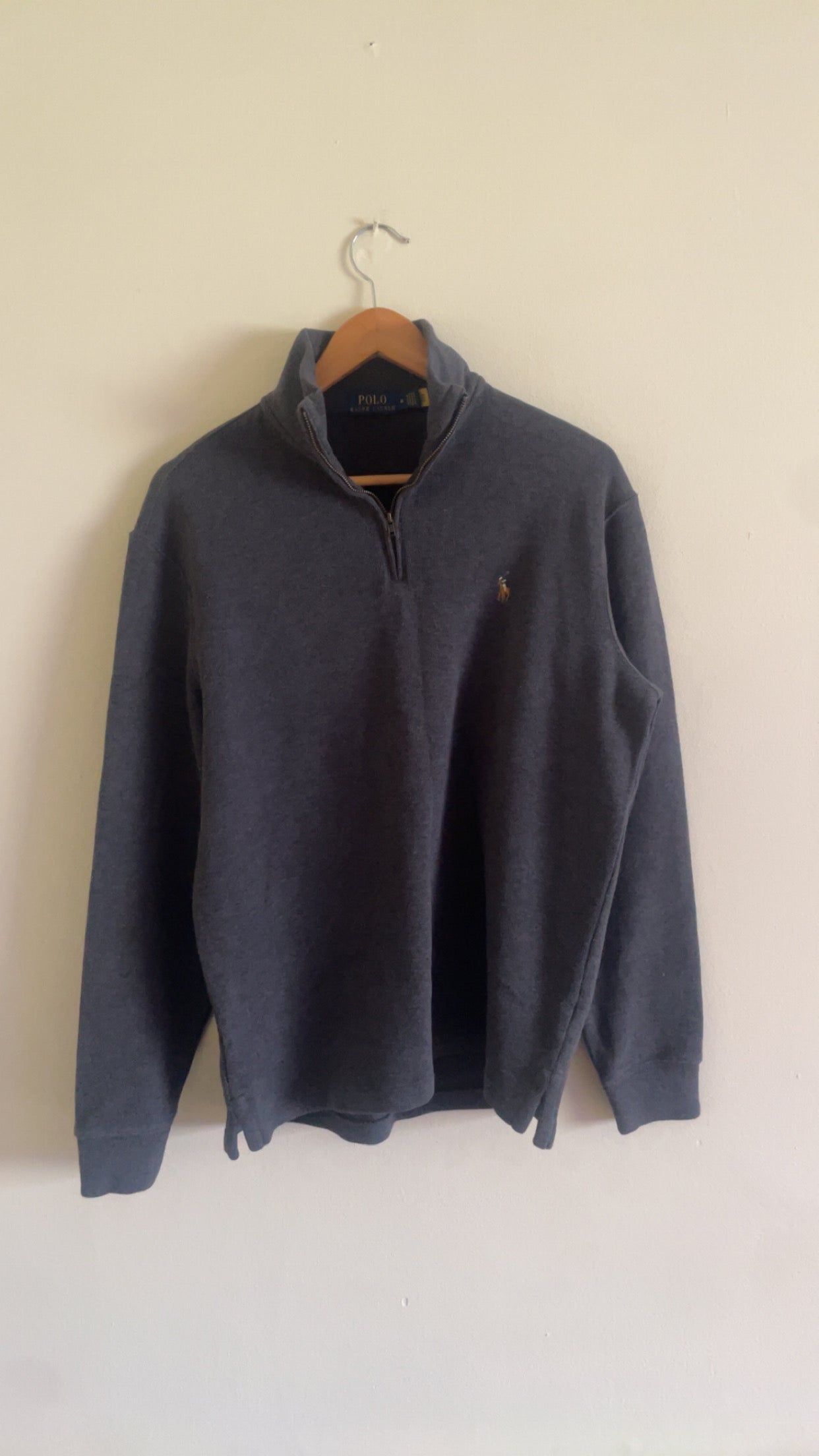 Medium Grey Ralph Lauren Quarter Zip