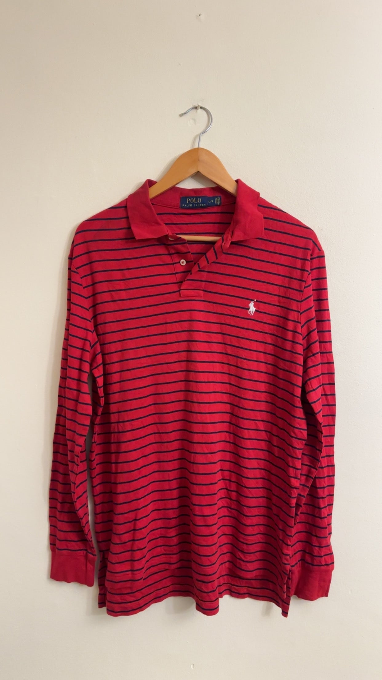 Large Striped Ralph Lauren Polo