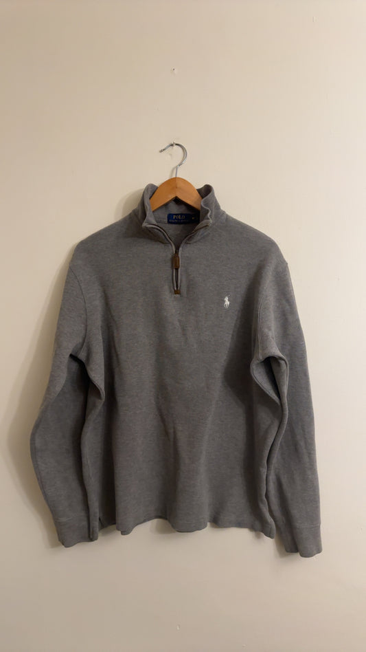 Medium Grey Ralph Lauren Quarter Zip