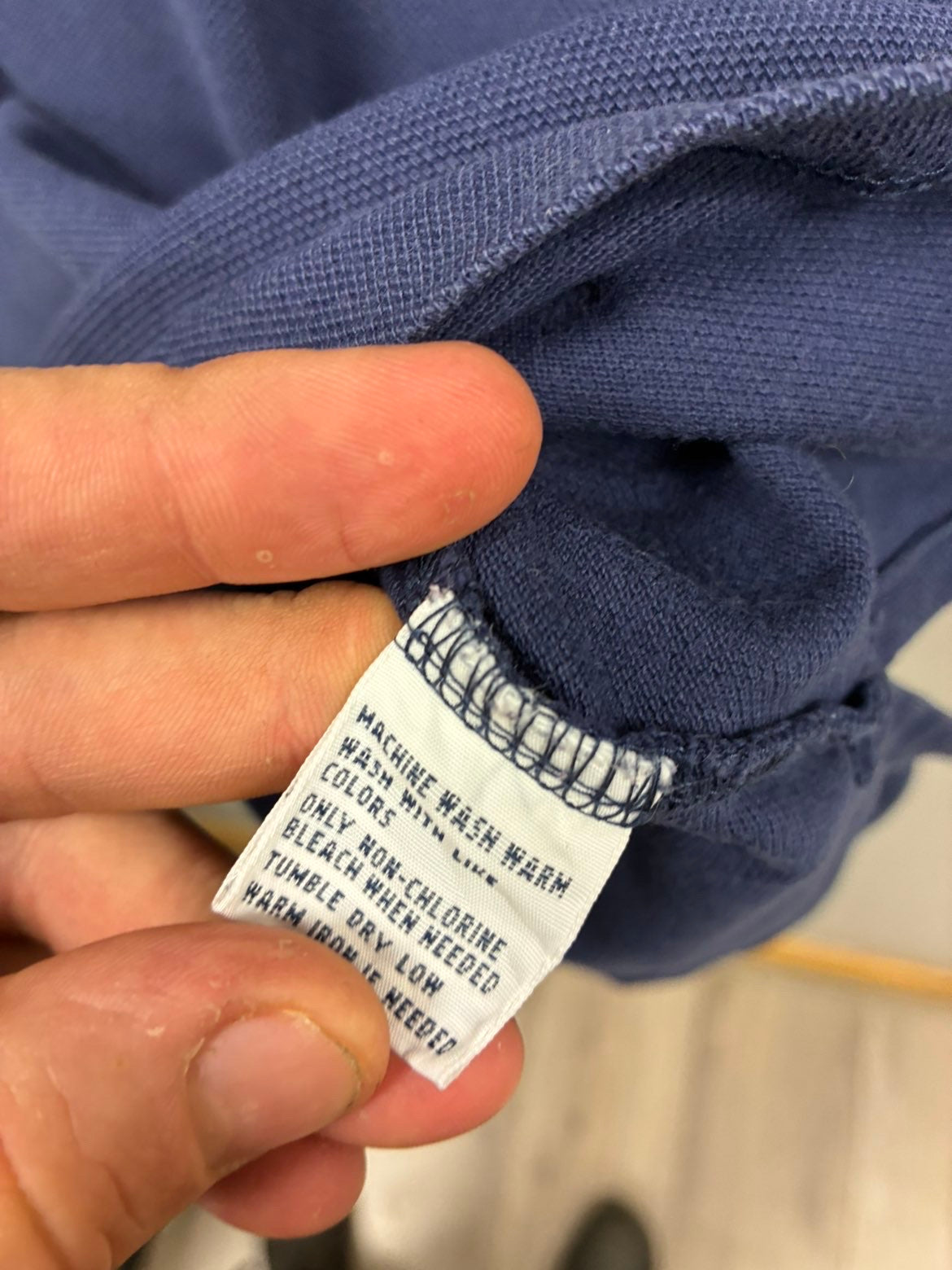Large Navy RL Polo