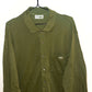 Large Olive Green Full-Button Lacoste Shirt