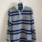 Medium Ralph Lauren Striped Chaps Rugby Polo