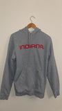 Small Loose Fit Grey Carhartt Hoodie
