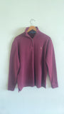 Medium Burgundy Ralph Halfzip