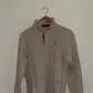 Medium Beige Ralph Lauren Quarter Zip