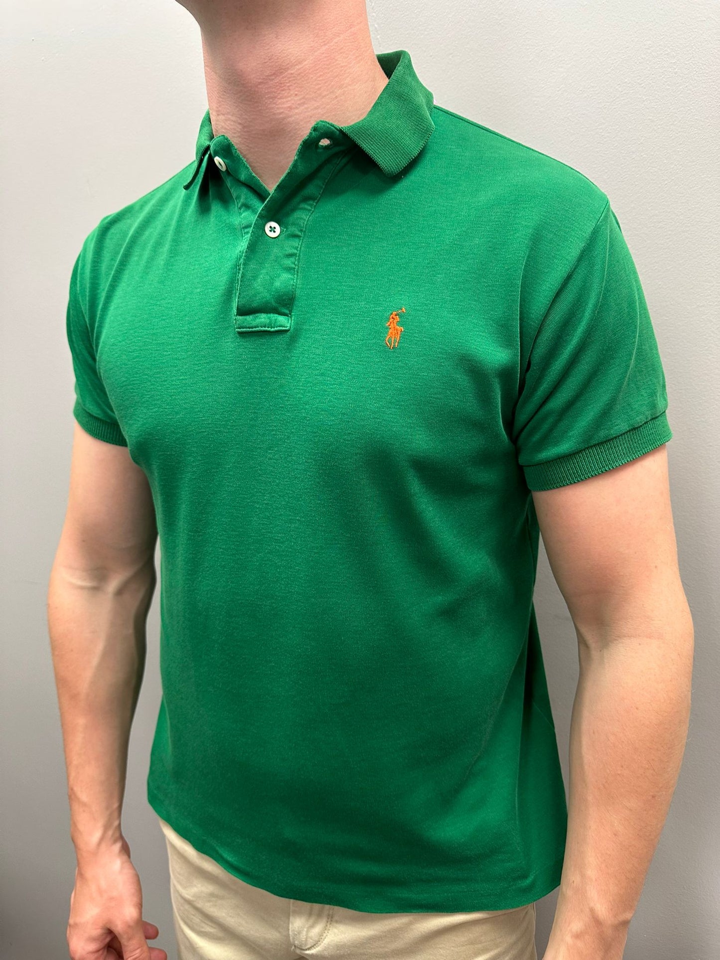 Ralph Lauren Polo Shirt – Green – Size L