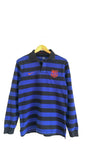 Barcelona Striped Long Sleeve Polo