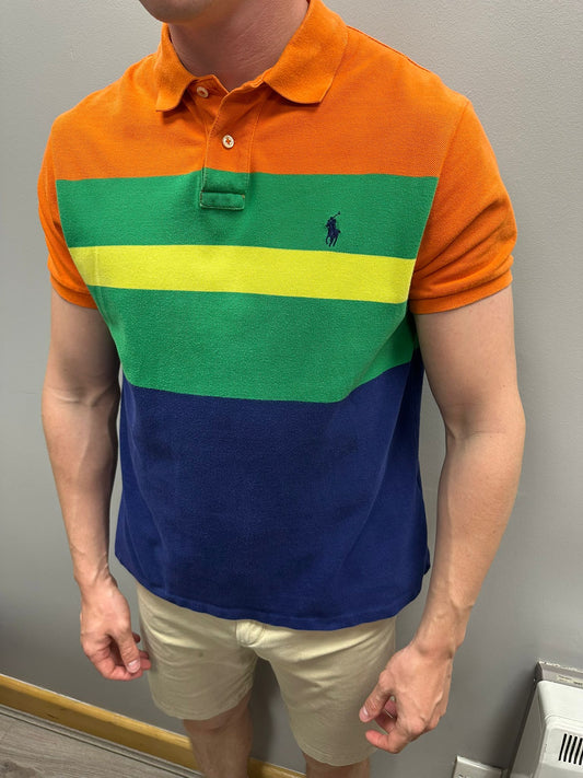 Ralph Lauren Polo Shirt – Orange/Green/Navy