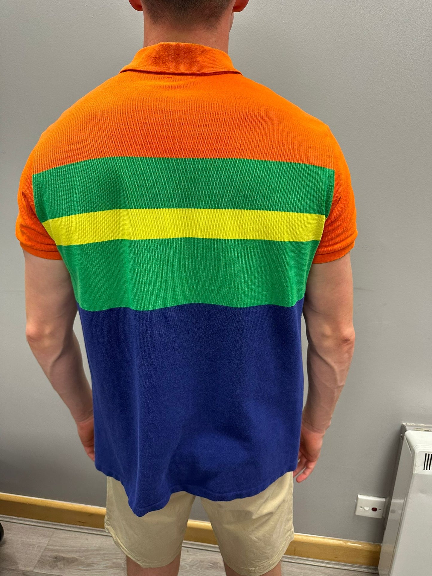 Ralph Lauren Polo Shirt – Orange/Green/Navy