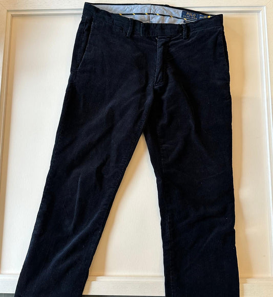 Navy Ralph Lauren Courduoy Trousers