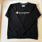 Large Black Champion Sweatshirt