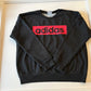 Kids Black Adidas Sweatshirt