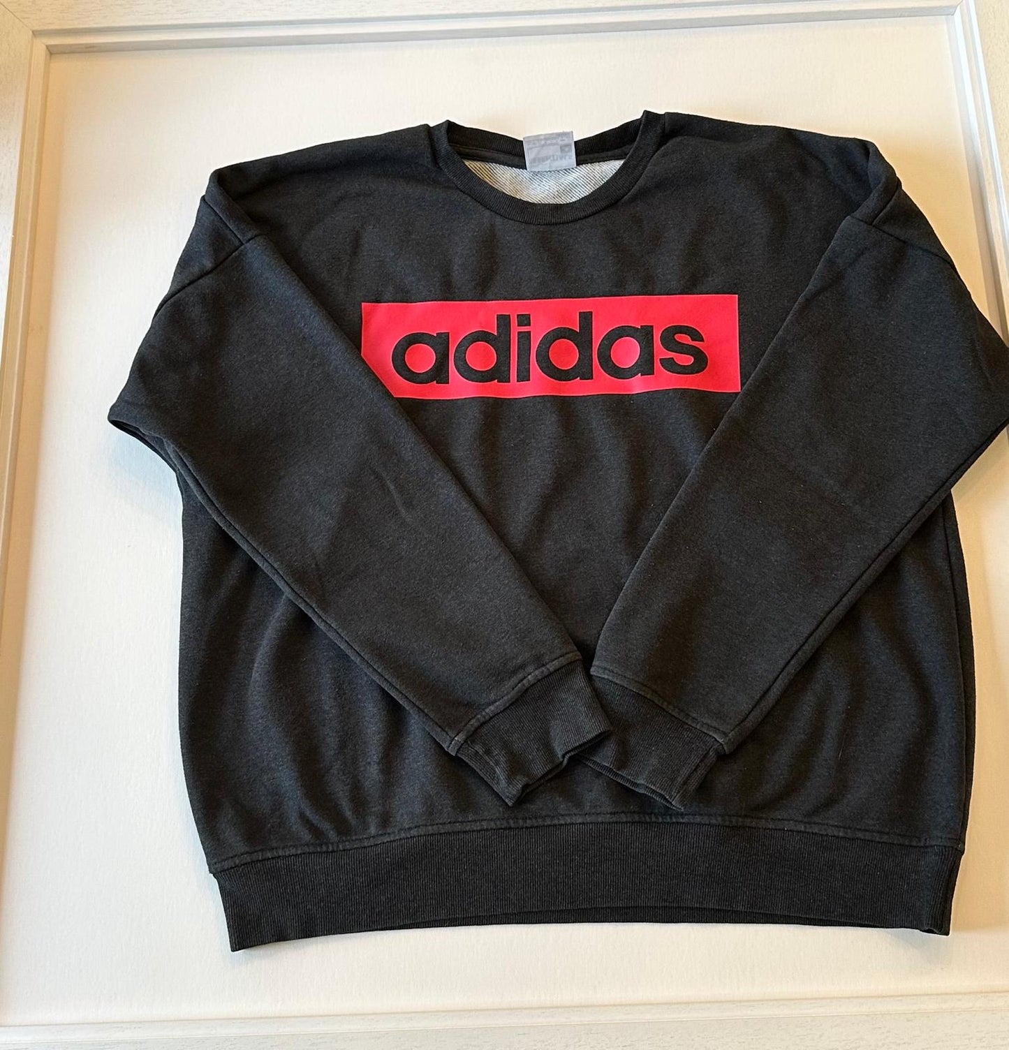 Kids Black Adidas Sweatshirt