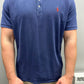 Ralph Lauren Navy Short-Sleeve Henley (Men’s Large)