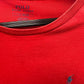 Ralph Lauren Red Crew Neck T-Shirt – Size L (Fits Like XL) – Premium Cotton